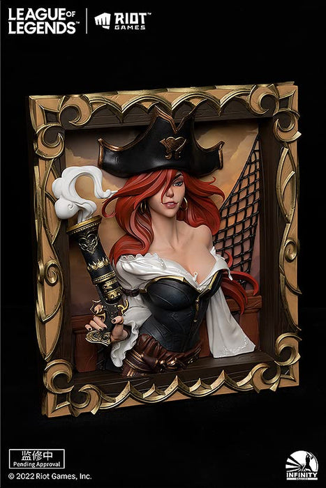 Infinity Studio X League Of Legends The Bounty Hunter Miss Fortune 3D Frame- Japan Figure Store - #1 Bring To You The Best Japanese Goods