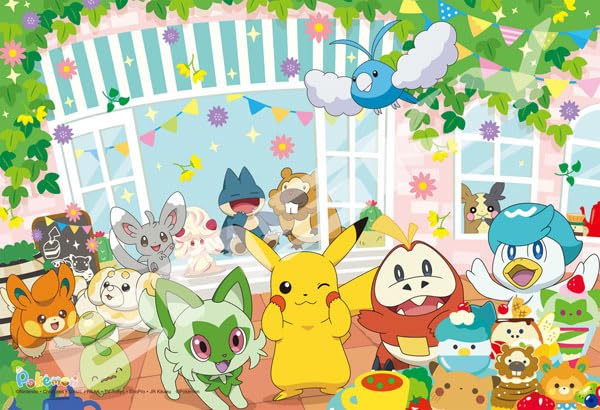 Ensky Jigsaw Puzzle 108 Pieces: Pikachu'S Cafe Party From Japan- Japan Figure Store - #1 Bring To You The Best Japanese Goods