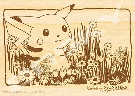 ENSKY 208-W101 Jigsaw Puzzle Pokemon Pikachu And Flowers 208 S-Pieces- Japan Figure Store - #1 Bring To You The Best Japanese Goods