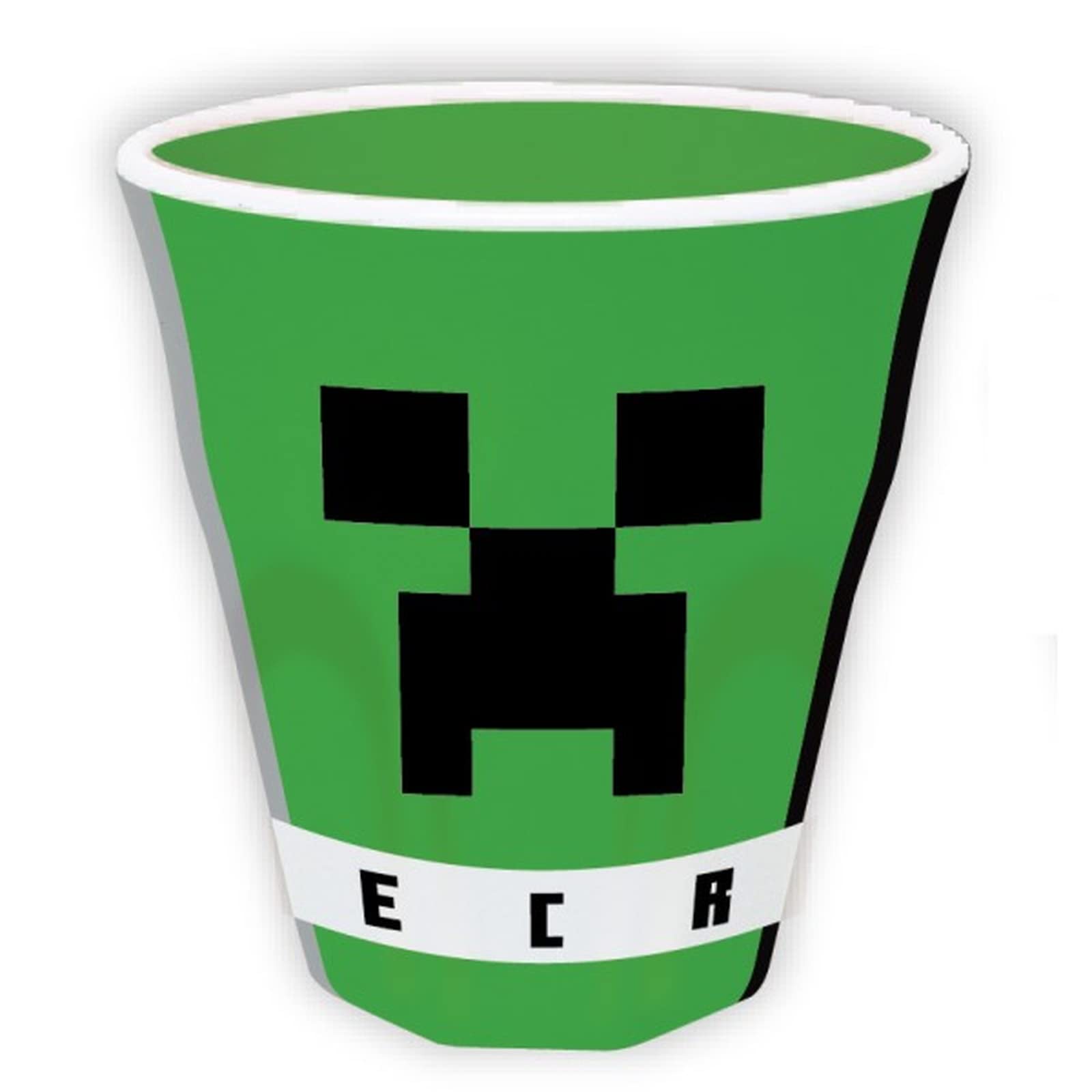 K Company Minecraft Melamine Cup Face Green 270Ml Japan- Japan Figure Store - #1 Bring To You The Best Japanese Goods