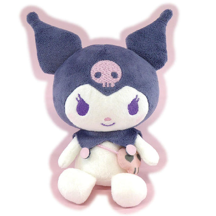 K Company Sanrio Nostalgia Sitting Plush Kuromi Japan H160Xw120Xd85Mm- Japan Figure Store - #1 Bring To You The Best Japanese Goods