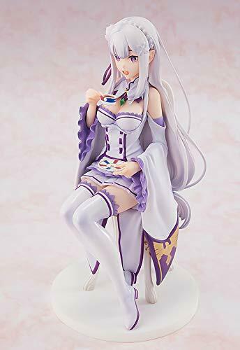 Kadokawa Emilia: Tea Party Ver. 1/7 Scale Figure- Japan Figure Store - #1 Bring To You The Best Japanese Goods