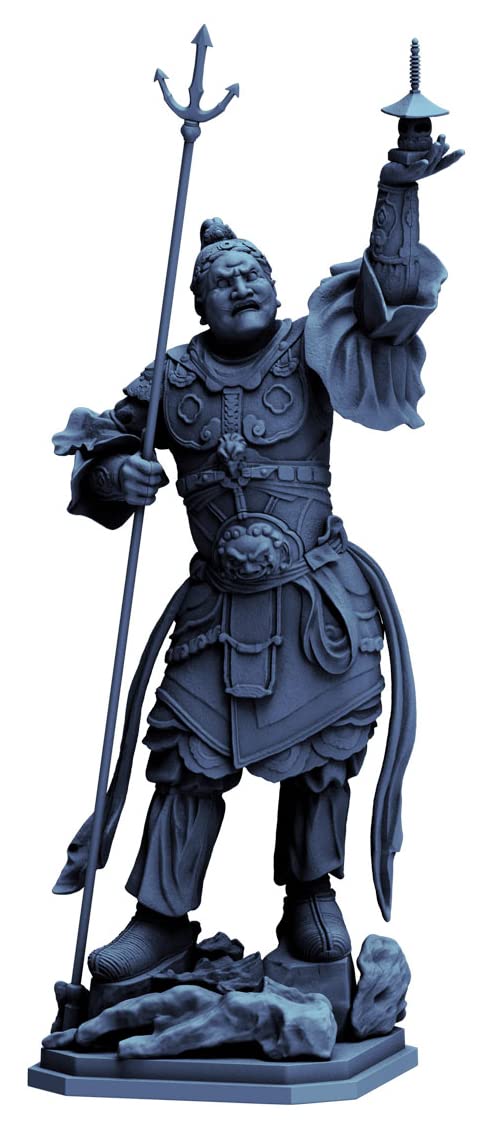 Kaiyodo Art Pla Art Pla Shitenno Statue Tamonten Height Approx. 160Mm Non-Scale Unpainted Unassembled Plastic Model Kit Ap009- Japan Figure Store - #1 Bring To You The Best Japanese Goods