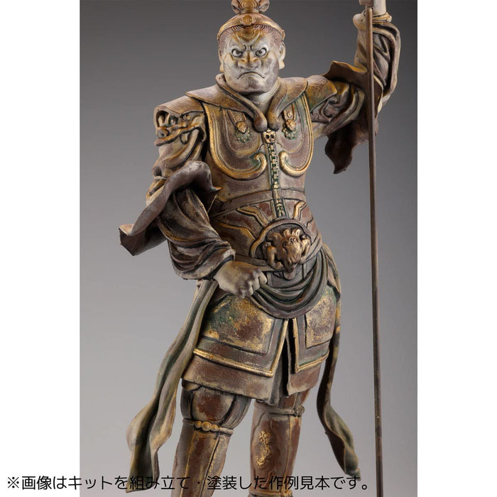 Kaiyodo Art Pla Shitenno Statue Jikokuten Height Approx. 160Mm Non-Scale Unpainted Unassembled Plastic Model Kit Small Ap007- Japan Figure Store - #1 Bring To You The Best Japanese Goods