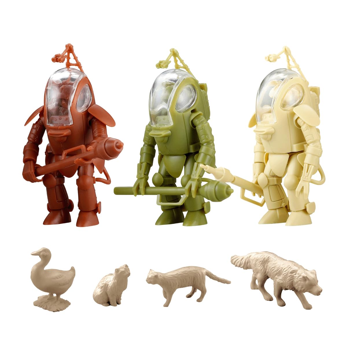 Kaiyodo Artpla Bremen 1/35 Plastic Model Kit (Set of 3)- Japan Figure Store - #1 Bring To You The Best Japanese Goods