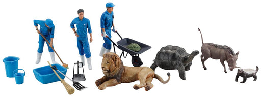 KAIYODO Artpla 1/35 Caretaker And Lion Set 1 Box 6 Pcs- Japan Figure Store - #1 Bring To You The Best Japanese Goods