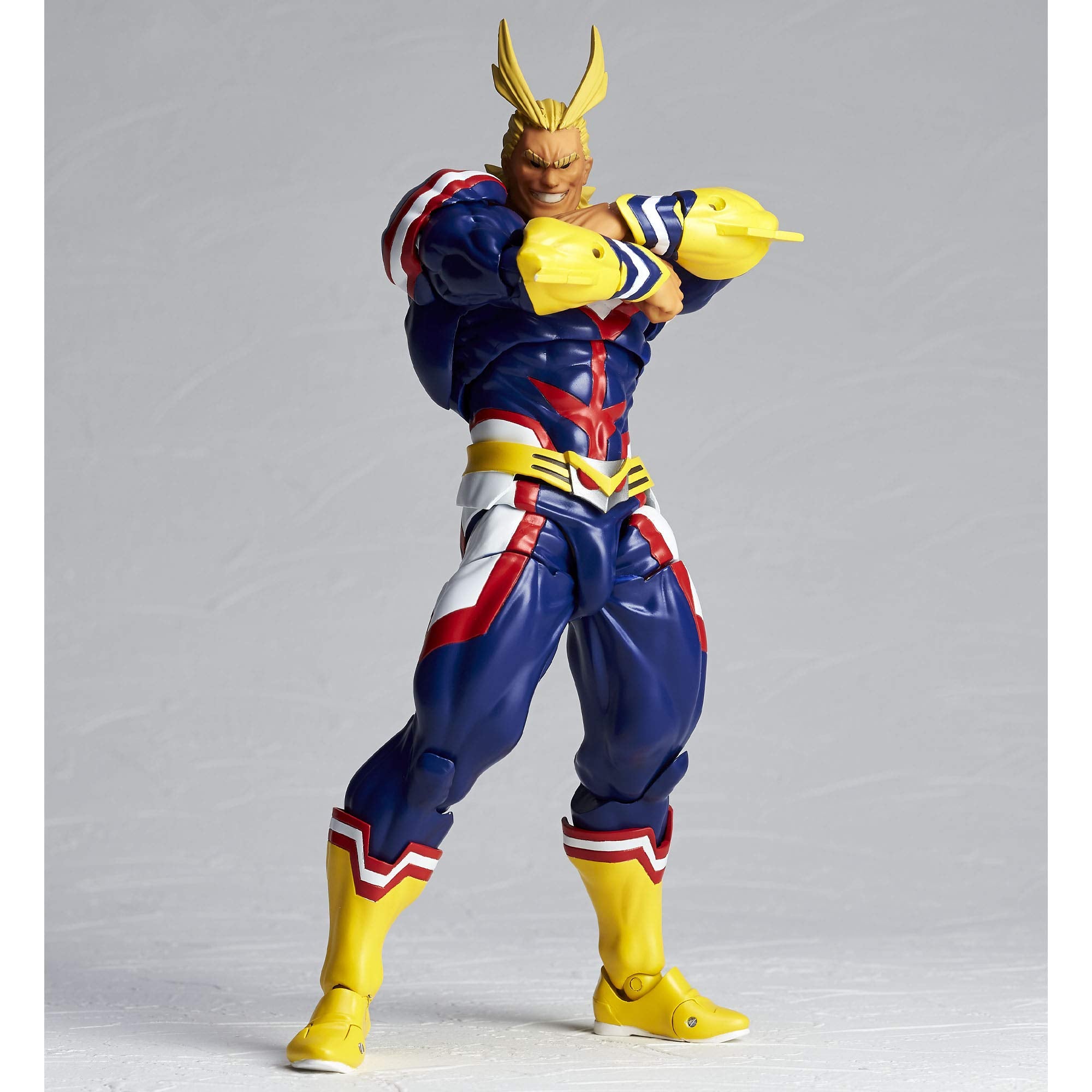 Kaiyodo Figurecomplex Amazing Yamaguchi All Might All Might Approx. 190Mm Abs Pvc Painted Action Figure Revoltech- Japan Figure Store - #1 Bring To You The Best Japanese Goods