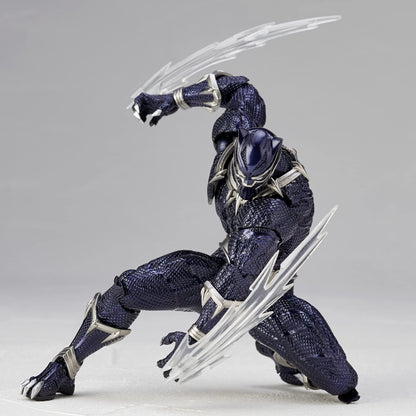 Kaiyodo Amazing Yamaguchi No.030 Black Panther Revoltech Figure - Japanese Action Model- Japan Figure Store - #1 Bring To You The Best Japanese Goods