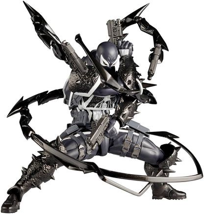 Kaiyodo Revoltech Amazing Yamaguchi Agent Venom 170mm PVC ABS Figure- Japan Figure Store - #1 Bring To You The Best Japanese Goods