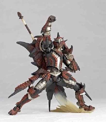 Kaiyodo Revoltech Hunter Swordsman Laeus Series Series No.123 Figure- Japan Figure Store - #1 Bring To You The Best Japanese Goods
