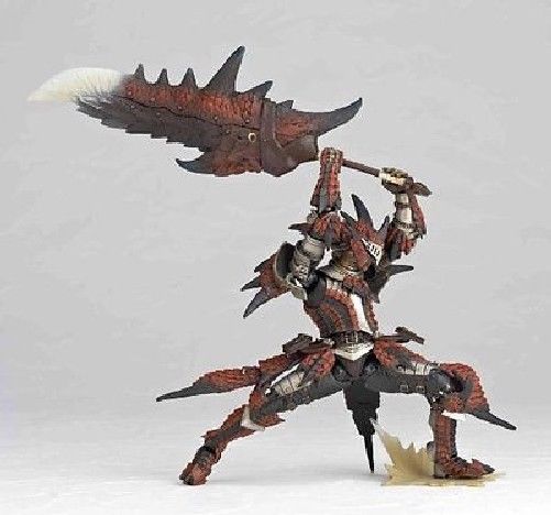Kaiyodo Revoltech Hunter Swordsman Laeus Series Series No.123 Figure- Japan Figure Store - #1 Bring To You The Best Japanese Goods