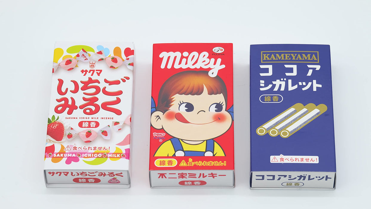 Eirakuya Japan Kameyama Collaboration Incense - Milky Strawberry Milk Cocoa Cigarette- Japan Figure Store - #1 Bring To You The Best Japanese Goods