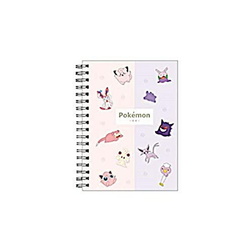 Pokemon Center A6W Ring Notebook 2 Tone Color- Japan Figure Store - #1 Bring To You The Best Japanese Goods