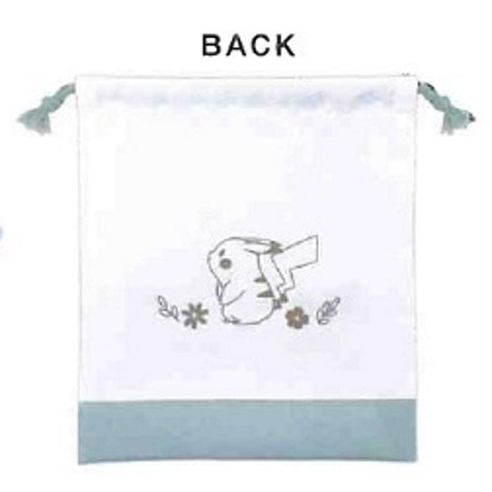 Kamio Japan Pokemon Ccp Pokemon Drawstring Purse With Antibacterial Gusset Floral Ensemble 055155- Japan Figure Store - #1 Bring To You The Best Japanese Goods