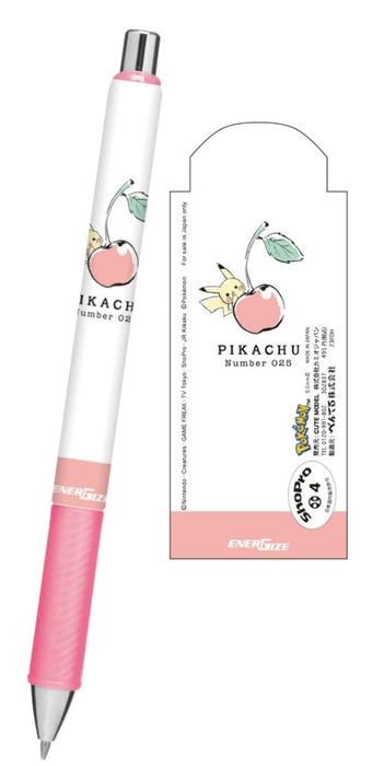Kamio Japan Pokemon Pikachu Energel 0.5 Mechanical Pencil Cherry 302837- Japan Figure Store - #1 Bring To You The Best Japanese Goods