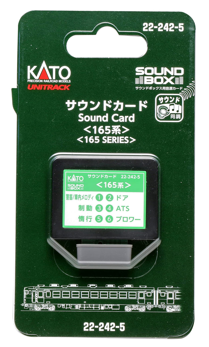Kato 165 Series Sound Card Gauge for Railway Model Supplies- Japan Figure Store - #1 Bring To You The Best Japanese Goods