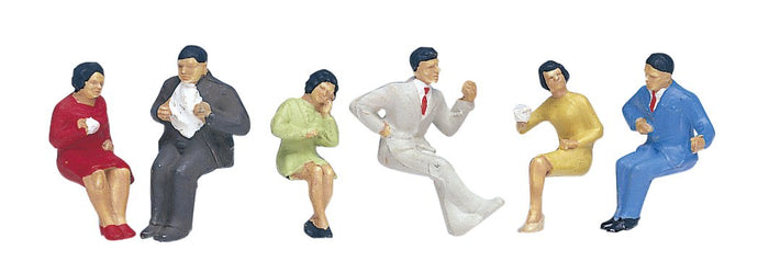 Kato Ho Diorama Supplies - 6-510 Gauge Sitting Person Pack of 5- Japan Figure Store - #1 Bring To You The Best Japanese Goods