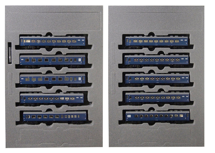 Kato N Gauge Express Aki Railway Model Passenger Car Set 10-Series Sleeper 10 Cars- Japan Figure Store - #1 Bring To You The Best Japanese Goods