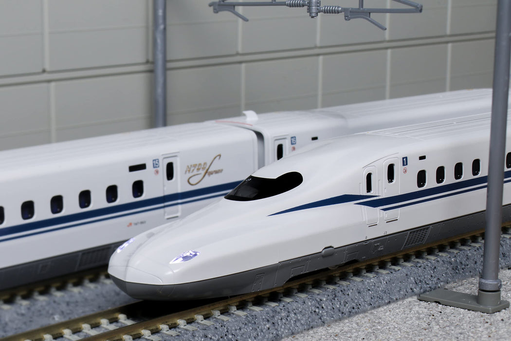 Kato N Gauge 10-007 N700S Shinkansen Nozomi Train Set White- Japan Figure Store - #1 Bring To You The Best Japanese Goods