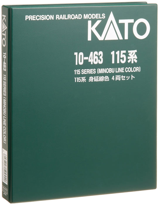 Kato N Gauge 4-Car Set - 115 Series Minobu Line Railway Model Train 10-463- Japan Figure Store - #1 Bring To You The Best Japanese Goods
