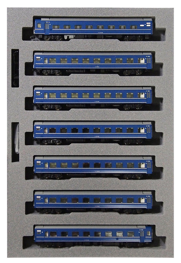 Kato Railway Model- N Gauge 14 Series 15 Type Sleeper Express Akatsuki 7 Car Set- Japan Figure Store - #1 Bring To You The Best Japanese Goods