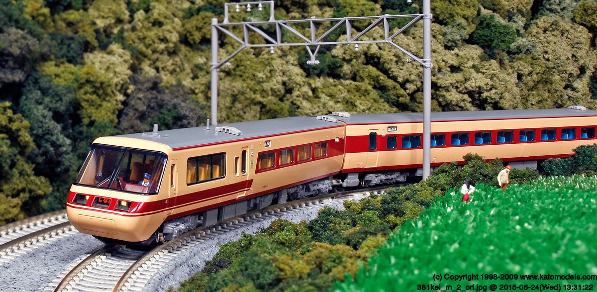 Kato N Gauge 10-1248 381 Series Panorama Shinano 6 Car Model Train Set- Japan Figure Store - #1 Bring To You The Best Japanese Goods