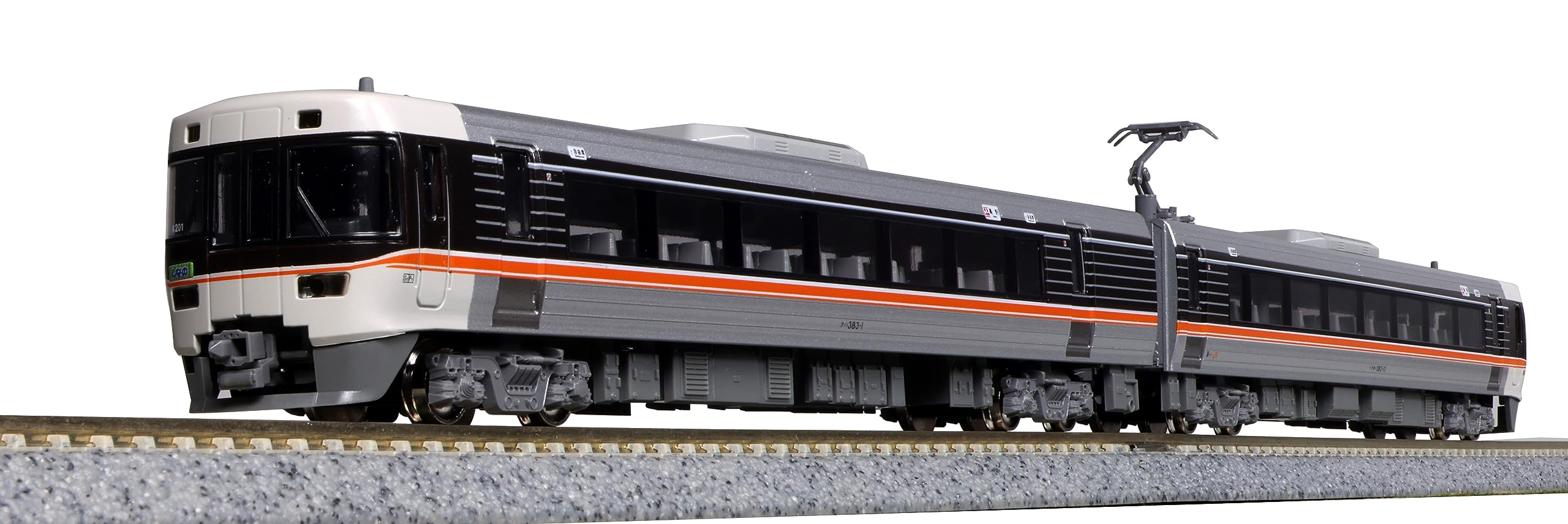 Kato Shinano 2-Car Add-On Set 383 Series N Gauge 10-1783 Railway Model Train- Japan Figure Store - #1 Bring To You The Best Japanese Goods