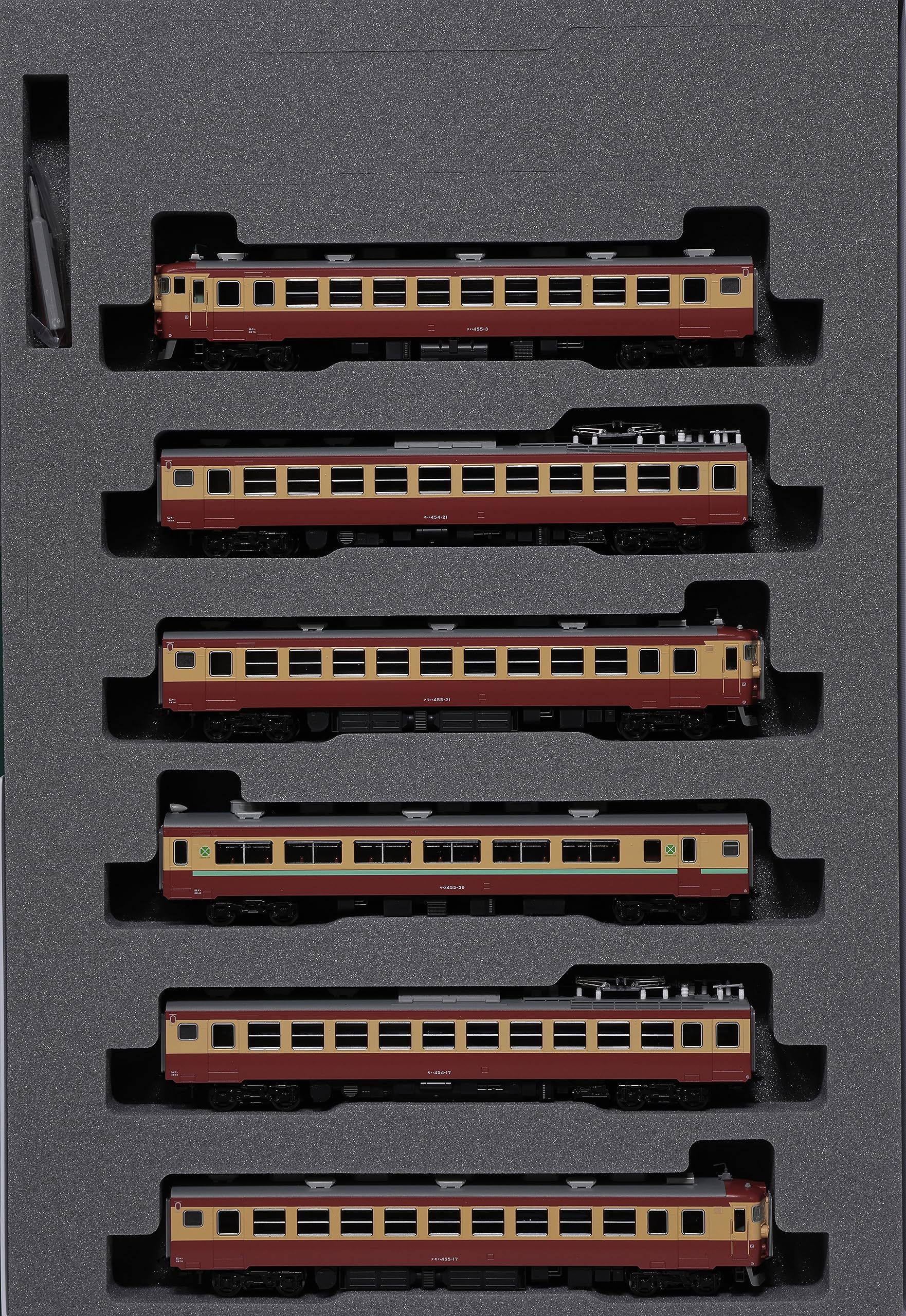 Kato Express Bandai 6-Car Set N Gauge 455 Series 10-1633 Model Train- Japan Figure Store - #1 Bring To You The Best Japanese Goods