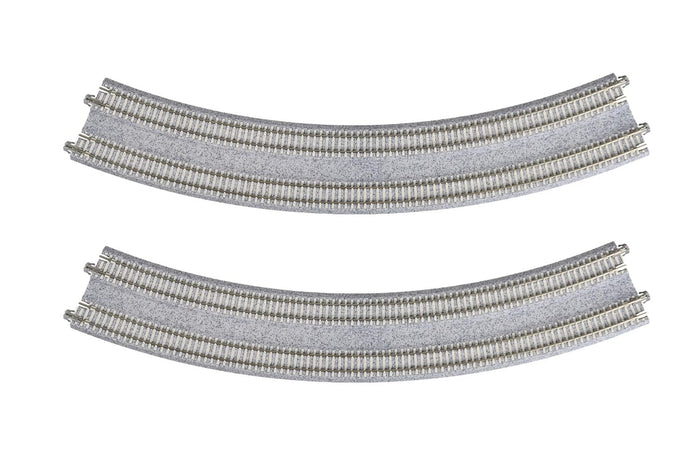 Kato Railway Model Supplies - N Gauge Double Track Curved Line R480/447-45° - 2 Pieces- Japan Figure Store - #1 Bring To You The Best Japanese Goods