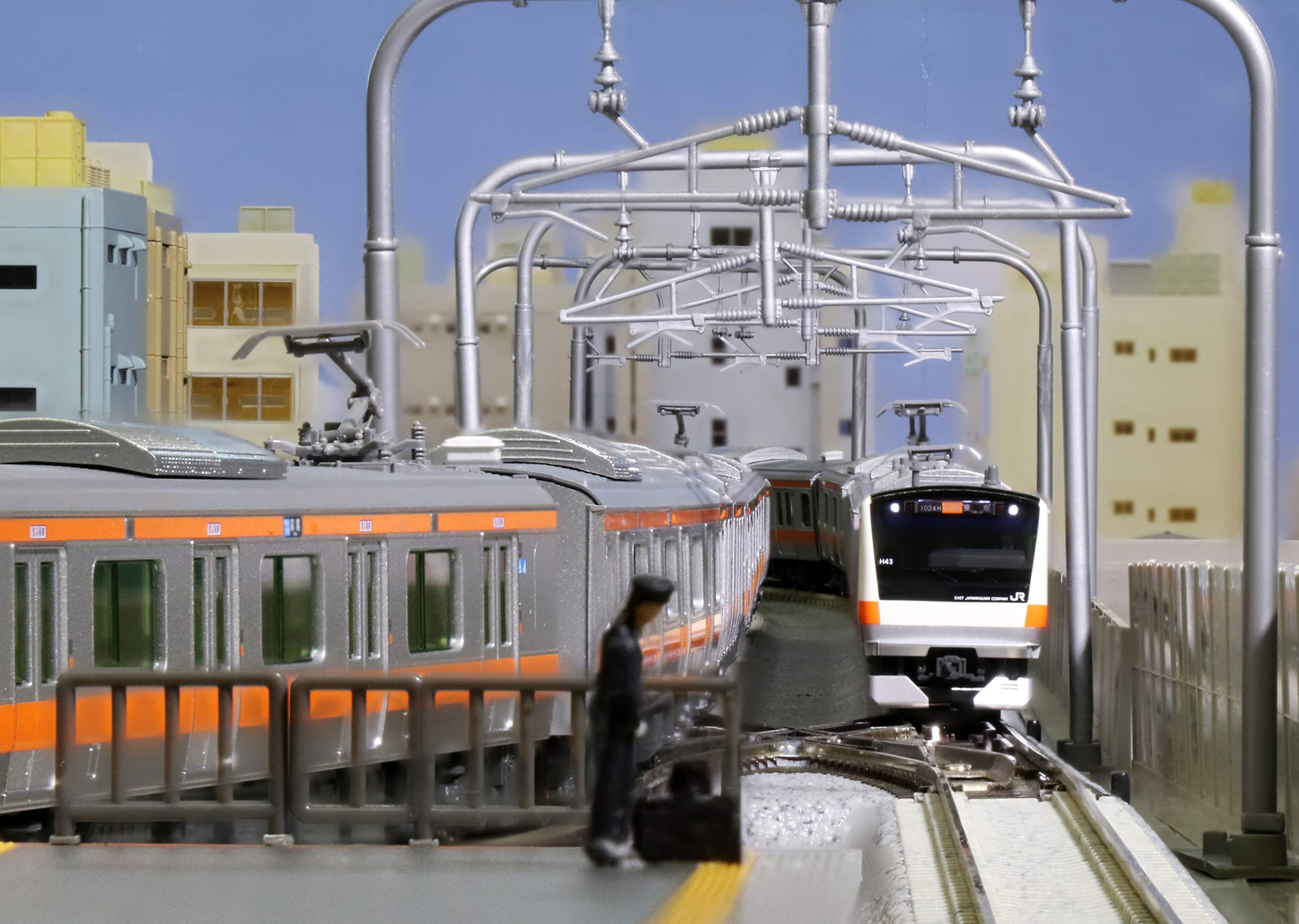 Kato N Gauge 4-Car Addition Set 10-1622 E233 Series Chuo Line Railway Model Train- Japan Figure Store - #1 Bring To You The Best Japanese Goods