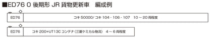 Kato JR Freight Ed76 0 Late Type N Gauge Renewal Car - Electric Railway Model Locomotive- Japan Figure Store - #1 Bring To You The Best Japanese Goods