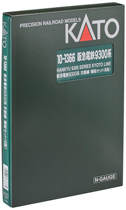 Kato N Gauge 4-Car Hankyu 9300 Series Kyoto Line Extension Set Railway Model Train- Japan Figure Store - #1 Bring To You The Best Japanese Goods