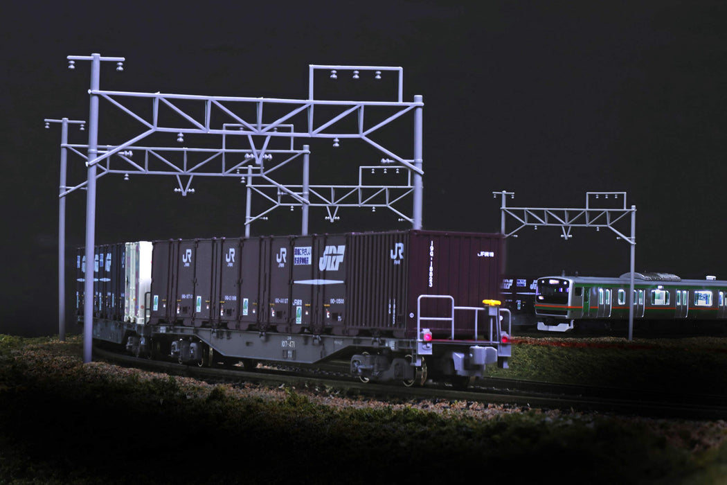 Kato N Gauge 10-Car Freight Rail Model Set Koki106+107 Container-Free 10-1432C- Japan Figure Store - #1 Bring To You The Best Japanese Goods