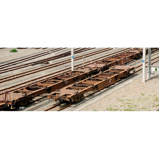Kato N Gauge 10-1317 11-Car Set Gray Dolly Koki50000 Freight Railway Model- Japan Figure Store - #1 Bring To You The Best Japanese Goods