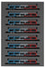 Kato N Gauge 8-Car Set Ku5000 Tricolor Railway Model Freight Car 10-1603- Japan Figure Store - #1 Bring To You The Best Japanese Goods