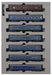 Kato N Gauge 7-Car Set: Tsurugi Sleeper Express Basic Railway Model Passenger Car- Japan Figure Store - #1 Bring To You The Best Japanese Goods