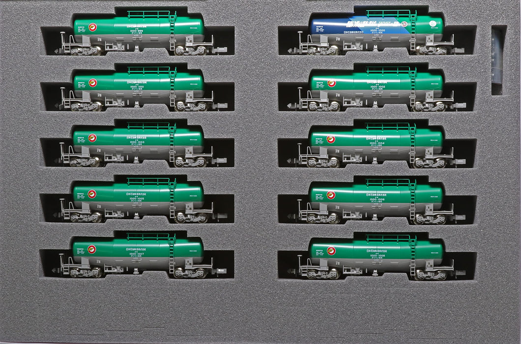 Kato N Gauge Taki 1000 Late Type 10-Car Set 10-1750 Railway Model Freight Car- Japan Figure Store - #1 Bring To You The Best Japanese Goods