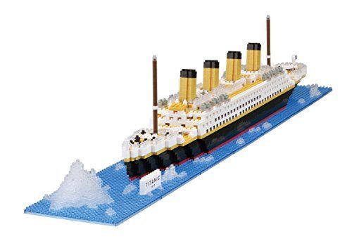 Kawada Nano-block Real Hobby Series Titanic Nb-021 - Japan Figure
