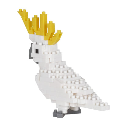 KAWADA Nbc-344 Nanoblock Sulphur-Crested Cockatoo- Japan Figure Store - #1 Bring To You The Best Japanese Goods