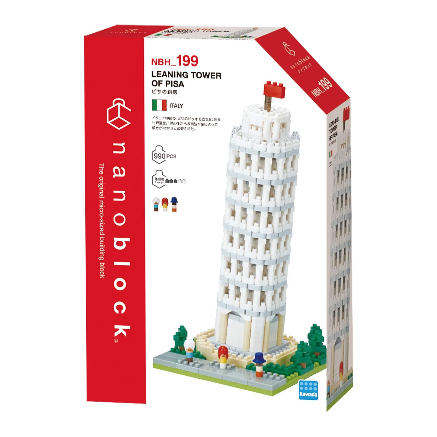 KAWADA Nbh_199 Nanoblock The Leaning Tower Of Pisa- Japan Figure Store - #1 Bring To You The Best Japanese Goods