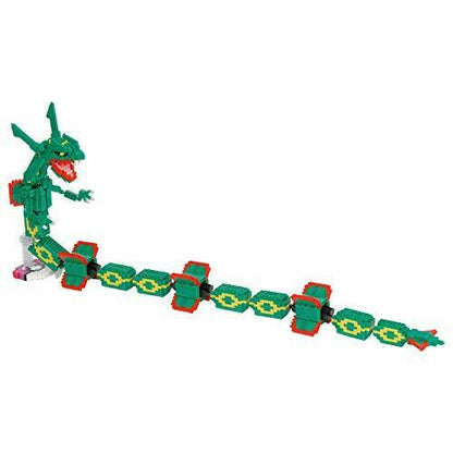 Kawada Nanoblock Pokemon Rayquaza Extreme Dx Building Kit Nbpm_074- Japan Figure Store - #1 Bring To You The Best Japanese Goods