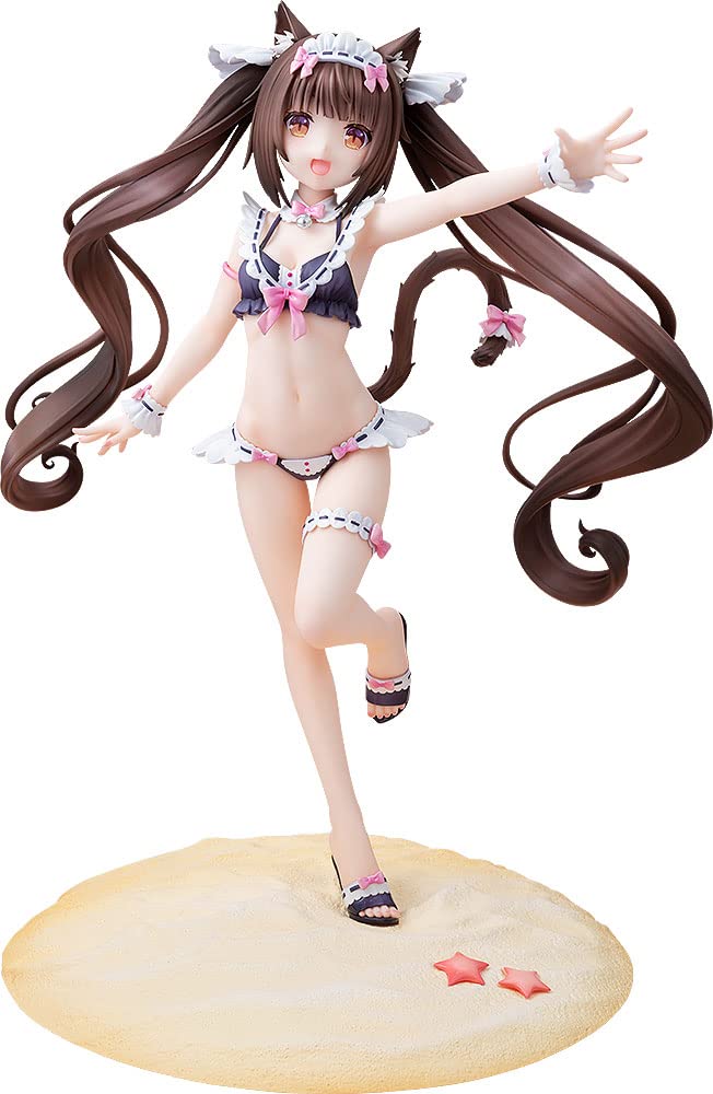 Kdcolle Nekopara Chocolat Maid Swimsuit Ver. 1/7 Scale Plastic Painted Complete Figure Kk14051- Japan Figure Store - #1 Bring To You The Best Japanese Goods