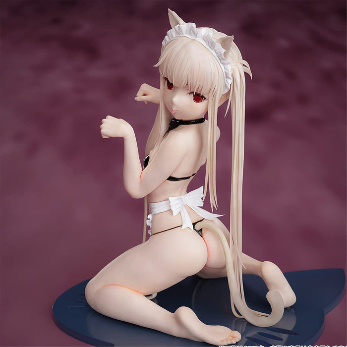 B'Full 1/7 Scale Kemomimi Gakuen Maid Swimsuit Cat Ear Girl Painted Figure - Japan- Japan Figure Store - #1 Bring To You The Best Japanese Goods