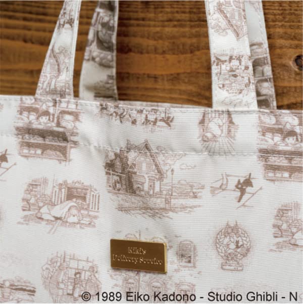 Ensky Japan Kiki'S Delivery Service Nostalgia Sketch Series Tote Bag- Japan Figure Store - #1 Bring To You The Best Japanese Goods