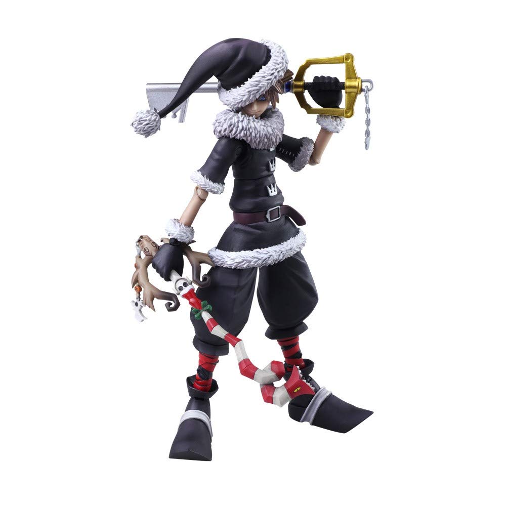 Square Enix Kingdom Hearts II Bring Arts Sora Christmas Town Ver. PVC Figure- Japan Figure Store - #1 Bring To You The Best Japanese Goods