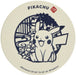 Pokemon Center Paper-Cutting Design Ceramic Water Absorption Coaster Pikachu- Japan Figure Store - #1 Bring To You The Best Japanese Goods