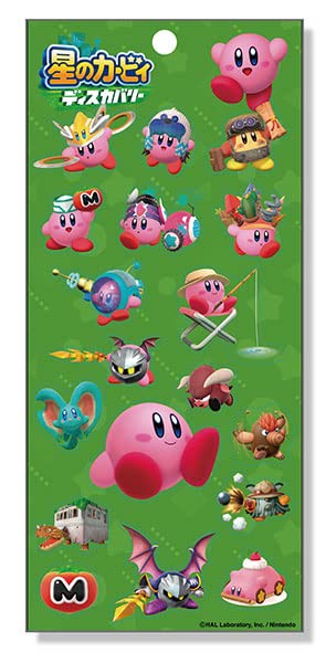 Clear Stickers B Kirby And The Forgotten Land- Japan Figure Store - #1 Bring To You The Best Japanese Goods