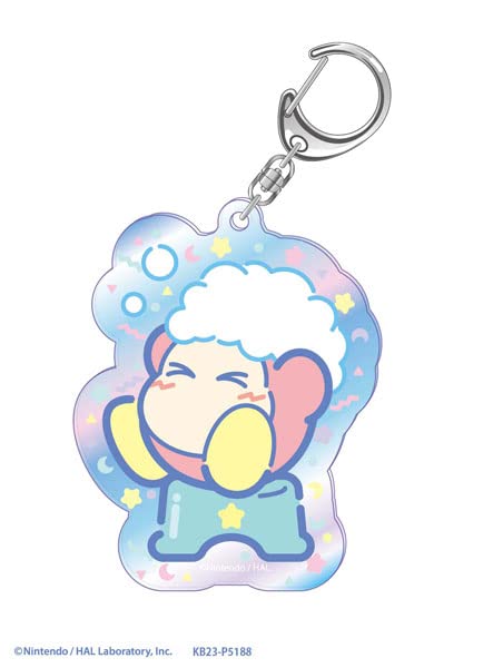 Twinkle Japan Kirby Sweet Dreams Aurora Acrylic Keychain Bubble Waddle Dee- Japan Figure Store - #1 Bring To You The Best Japanese Goods
