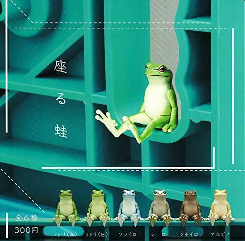 Kitan Club Capsule Toy Sit Frog All 6 Sets Full Comp- Japan Figure Store - #1 Bring To You The Best Japanese Goods