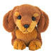 SUNLEMON Plush Doll Hiza Wanko Miniature Dachshund Red Brown- Japan Figure Store - #1 Bring To You The Best Japanese Goods